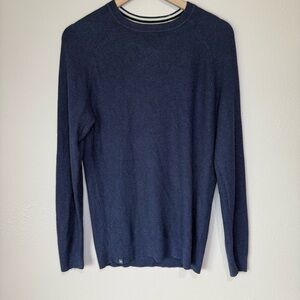 Mizzen+Main Men’s Navy Pullover Sweater – Size Small